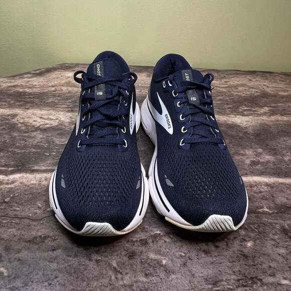 Brooks Ghost 15 Women's Running Shoes in Peacoat/Pearl/Salt Air - Picture 2 of 5